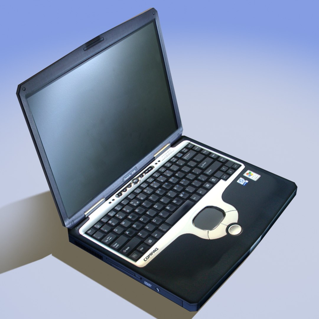 Notebook Compaq 3d Model