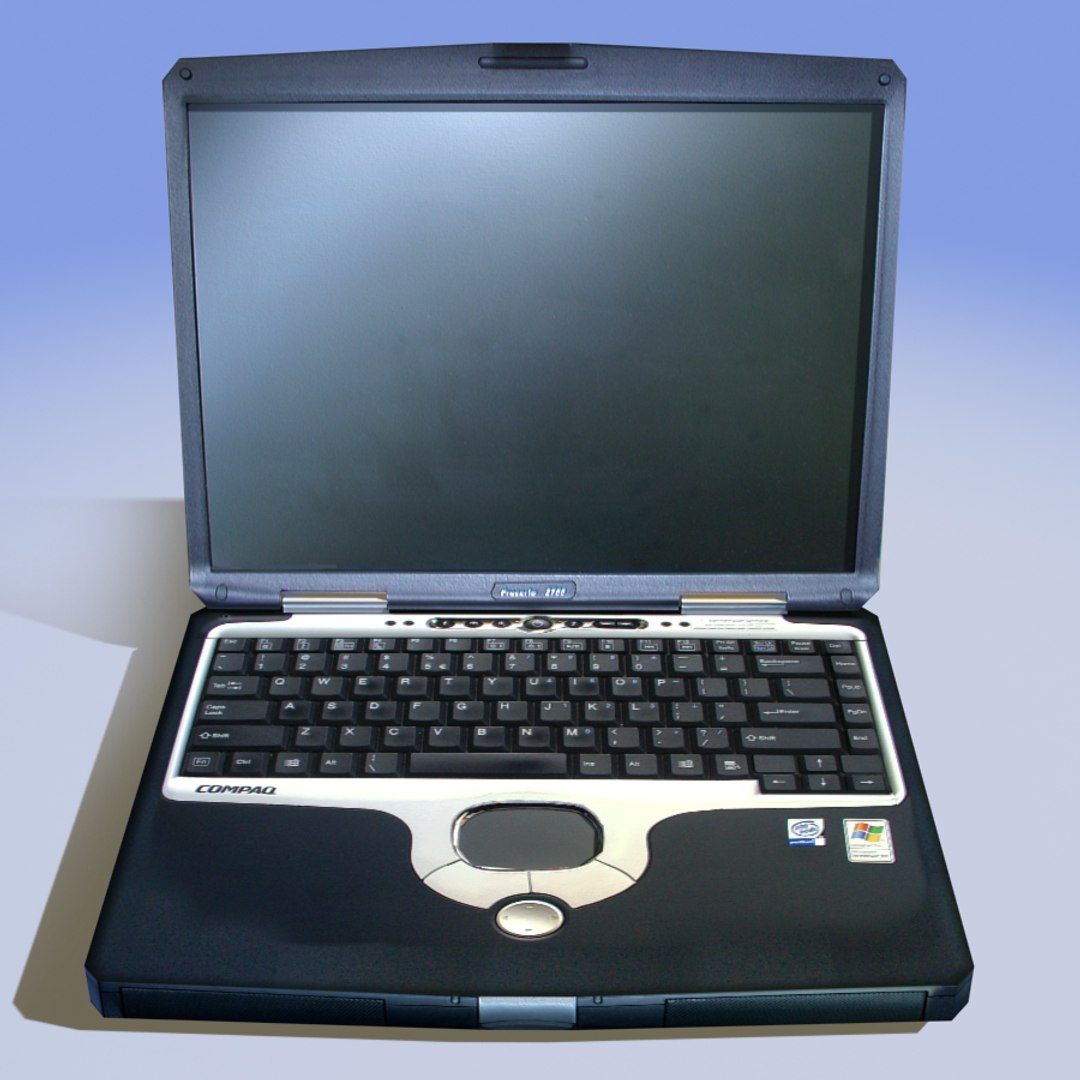 Notebook Compaq 3d Model
