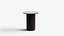 SANTIAGO Modern Round Wood  Marble Coffee Table D46