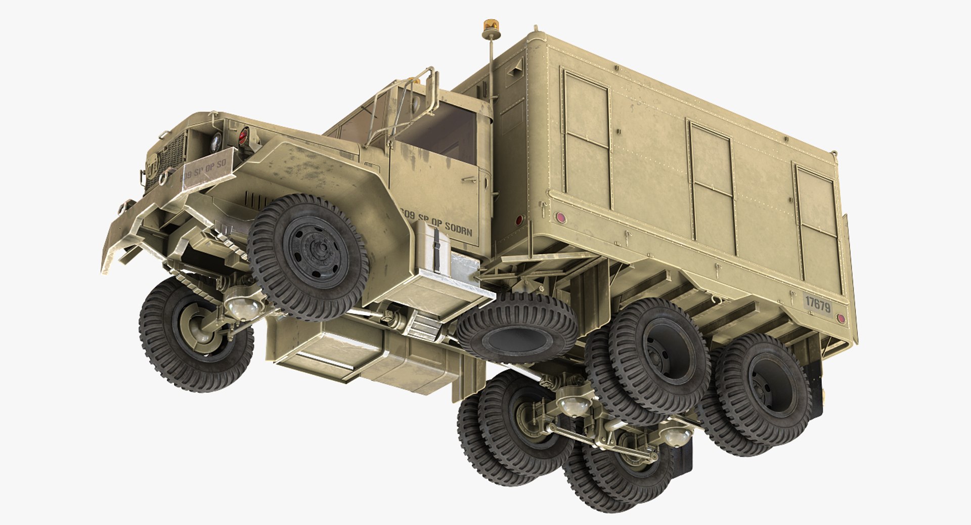 M109 Shop Van Desert C4d