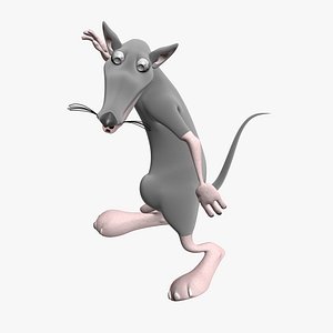3D Toon Mouse Animated Dancing Model