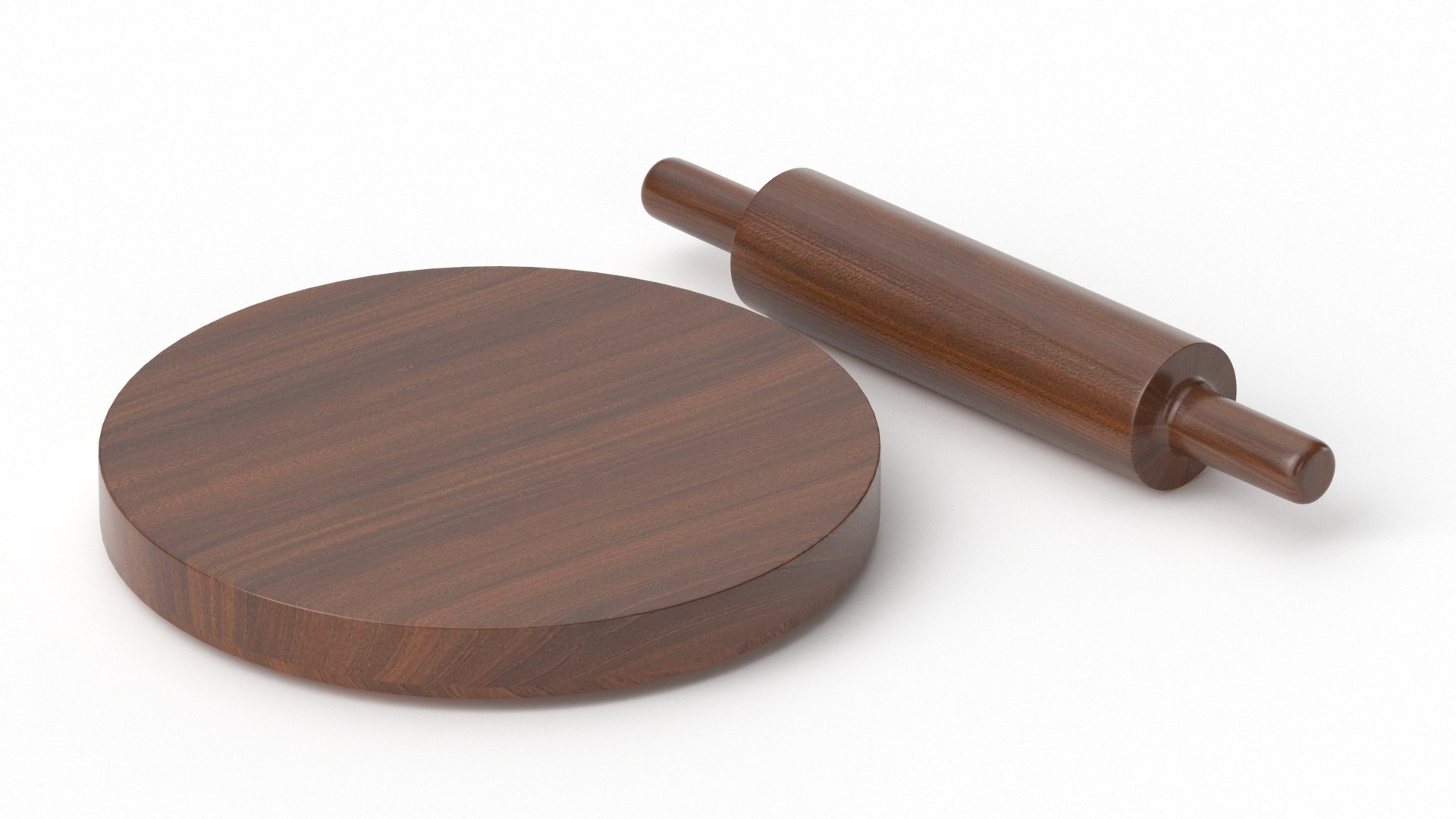 Kitchen Rolling Pin 2 3D TurboSquid 2168656