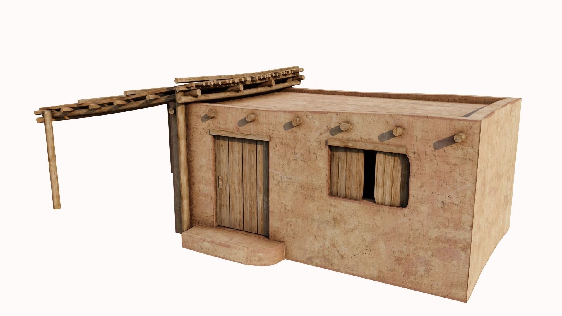 Desert Buildings Collection model https://p.turbosquid.com/ts-thumb/aS/PxNcih/D7/smallhut3dmodellowpolyobjfbxblenddaeunitypackageuasset1/jpg/1641290732/1920x1080/fit_q87/fe3c418e7fc4ce50ef99d20166da84b517a84d08/smallhut3dmodellowpolyobjfbxblenddaeunitypackageuasset1.jpg