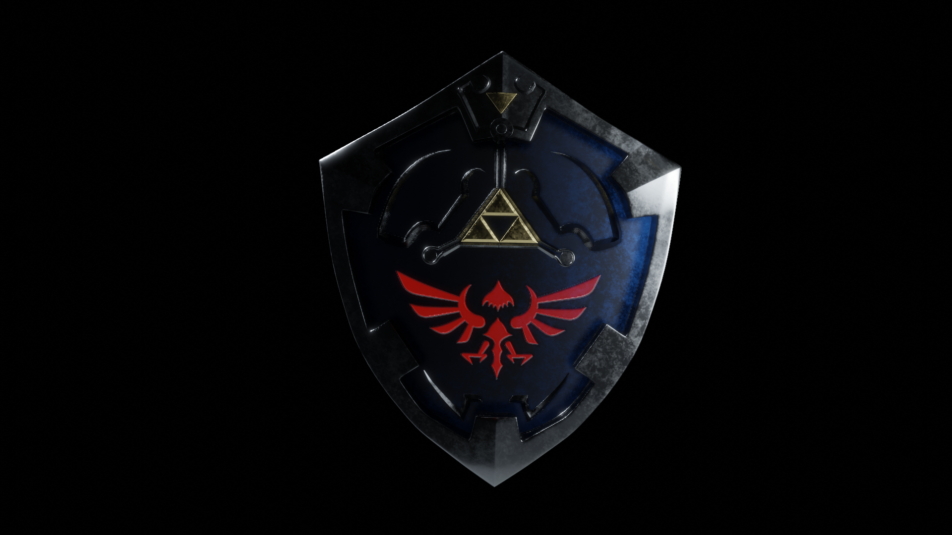 Hylian Shield 3D Model - TurboSquid 1597434