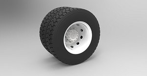 3D truck wheel