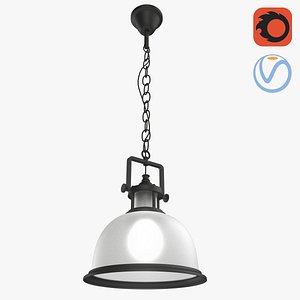 Loft Frosted Glass Lamp