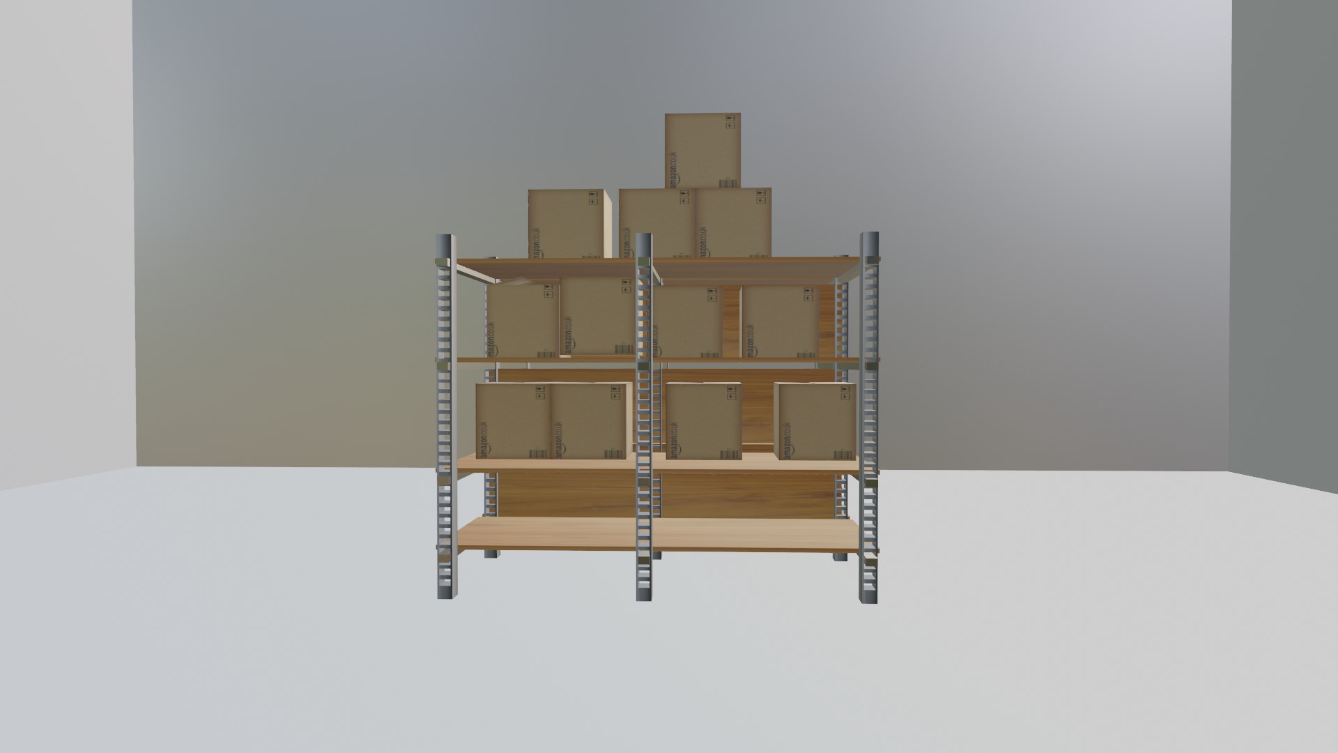 Iron Racks And a small cardboard box 3D - TurboSquid 2028730