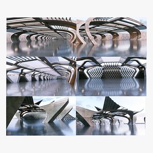 Modern Architectural Background Pack I - 3 in 1 Collection