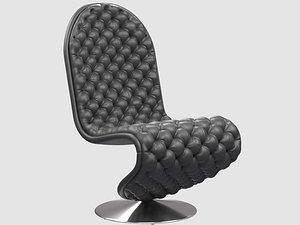 3D panton 1-2-3 deluxe lounge chair