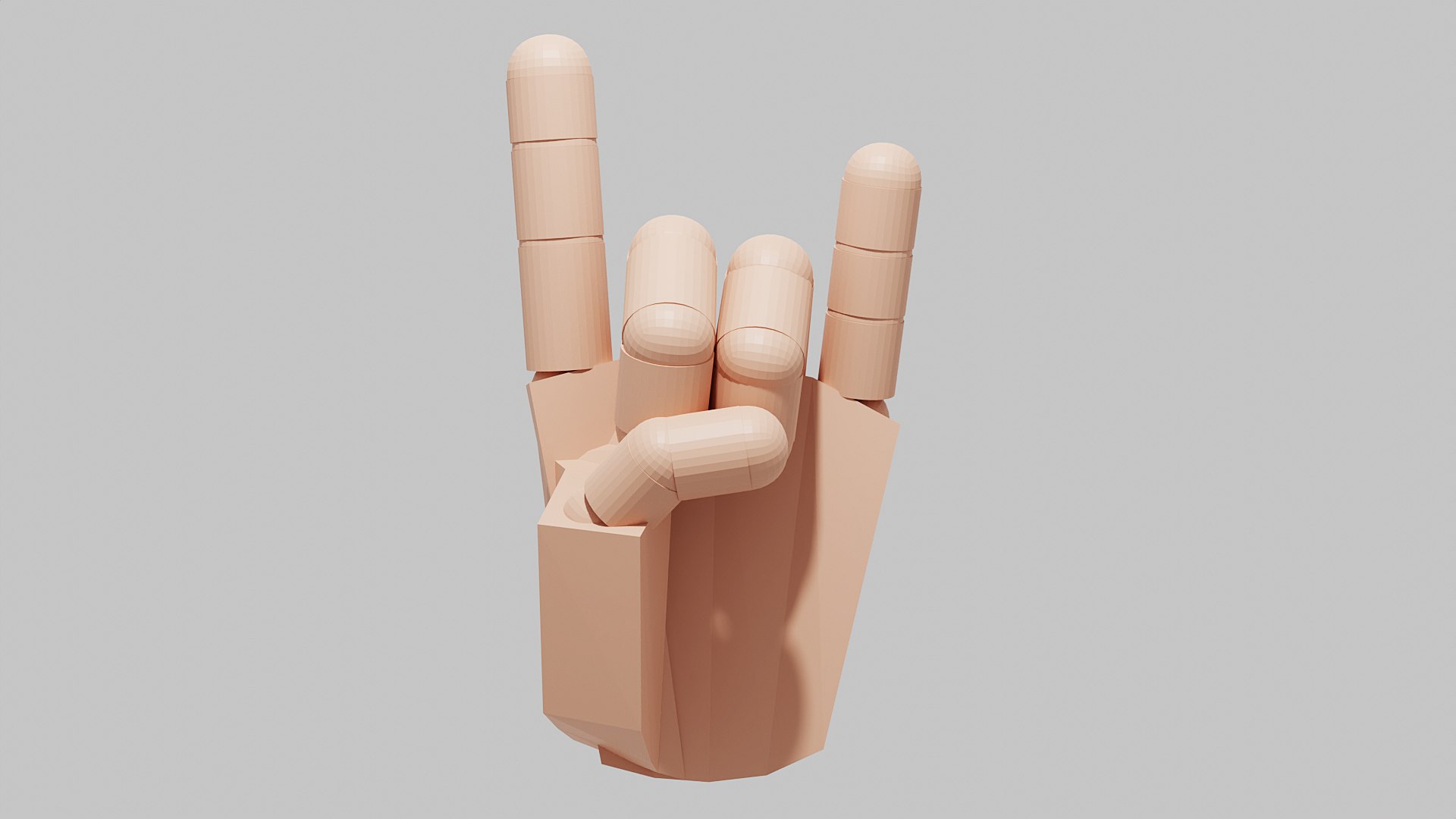 3D Model Simplified Hand For Artists - TurboSquid 2110884