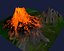 Volcano Lava Eruption