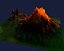 Volcano Lava Eruption