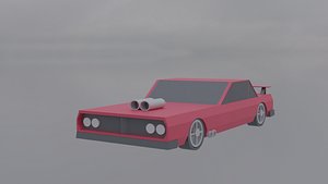 Low Poly Muscle Car