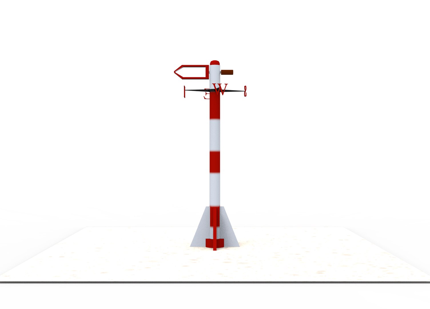 Road Direction 3D Model - TurboSquid 2136577