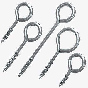 3D screw eyes