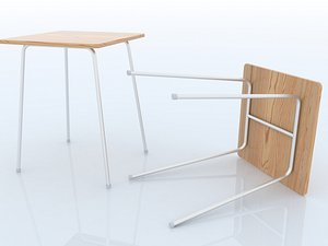 3d ordinary kitchen stool