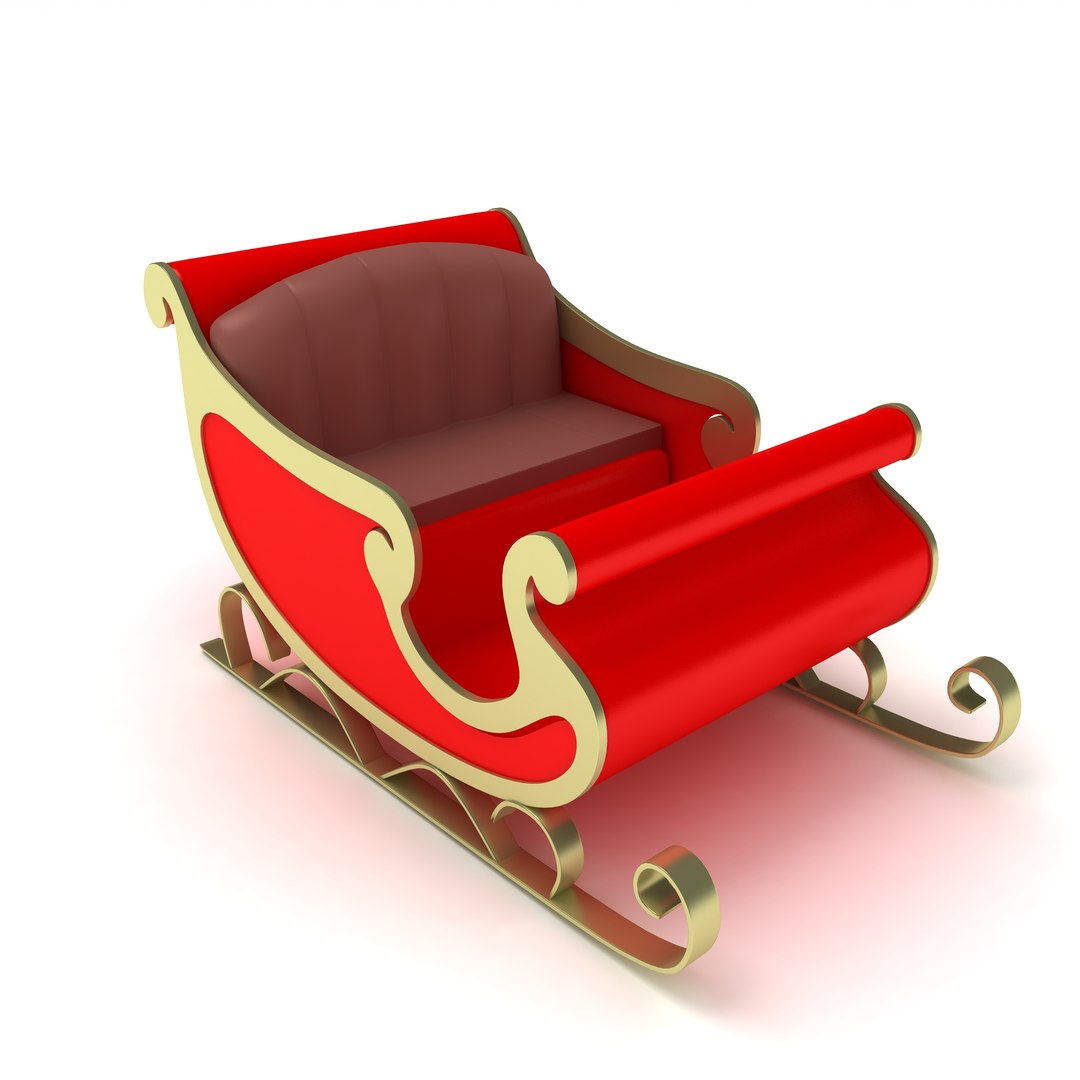 Sleigh 3d Model - Turbosquid 1974475