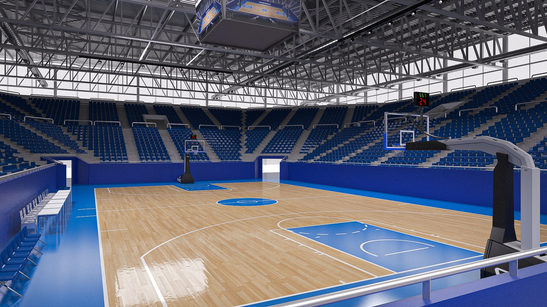 3D Model Basketball Arena 03 - TurboSquid 2042866