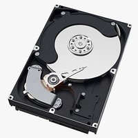 Computer Hard Drive - Open