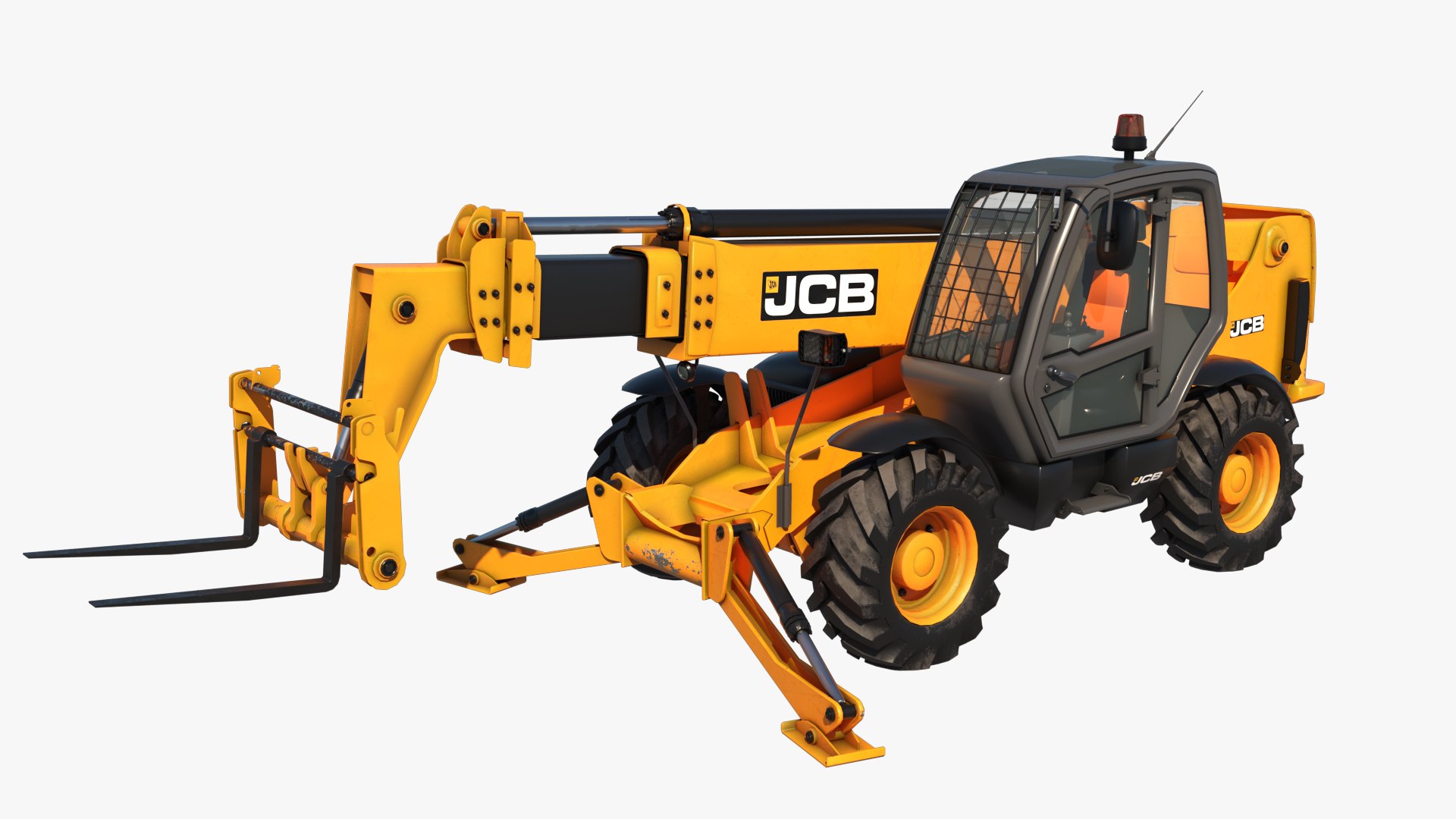 3D model telehandler telescopic handler forklift TurboSquid 1582449