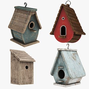Bird House Collection 4 in 1 3D