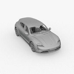 porsche taycan 4s cross turismo 2021 3D model