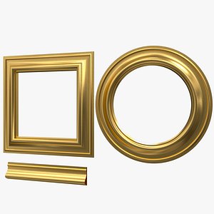 3D Smooth Cornice M429 3D
