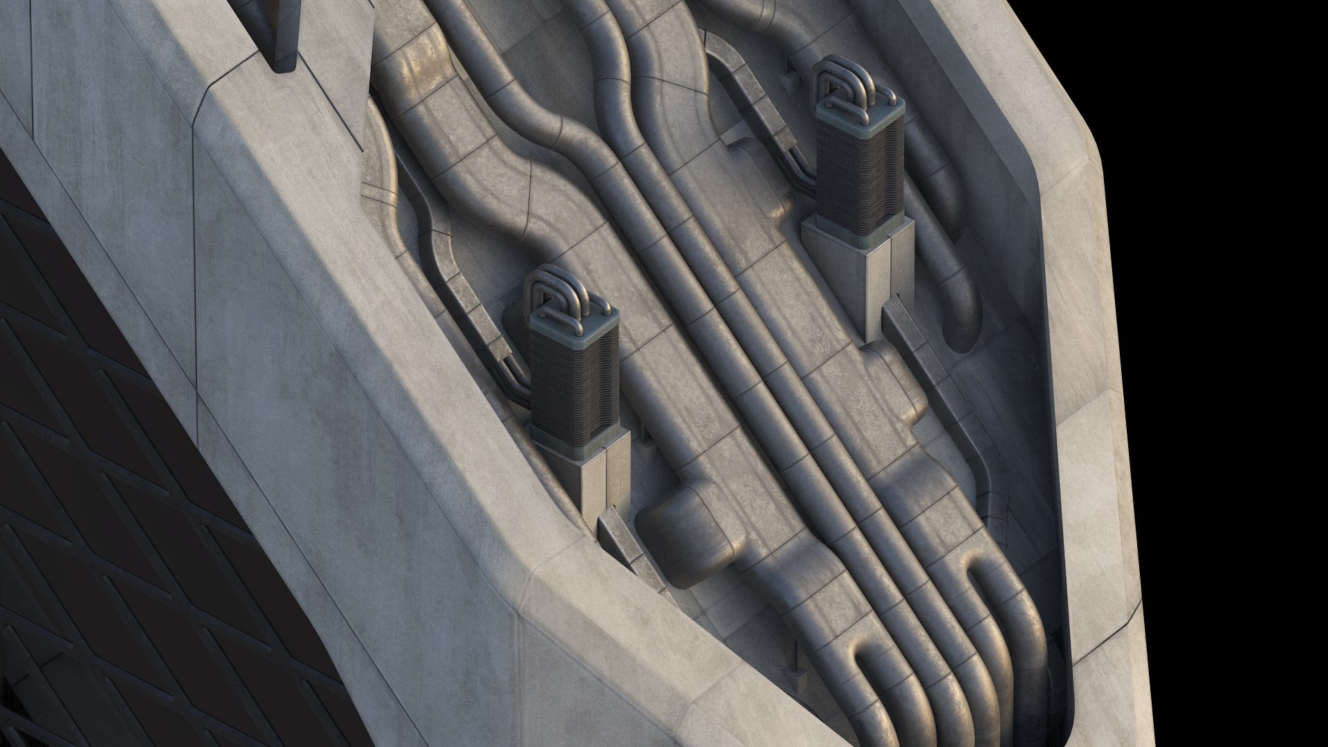 Futuristic Building 105 model https://p.turbosquid.com/ts-thumb/aT/MCvHAJ/lv/12/png/1760724290/1920x1080/fit_q87/301ec9a8f278d39698b8d0f9cc681627875e8291/12.jpg