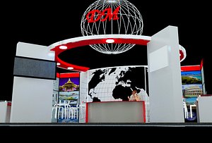 3d model exhibition md design