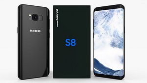 samsung galaxy s8 3D model