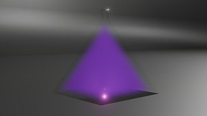 Mystic Pyramid Potion Bottle 3D model