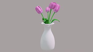 Rose flower 3D model