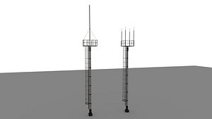radio tower 3d max