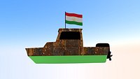 Tajikistan Fishing Boat