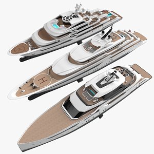 3D Golden Yachts Collection 2023