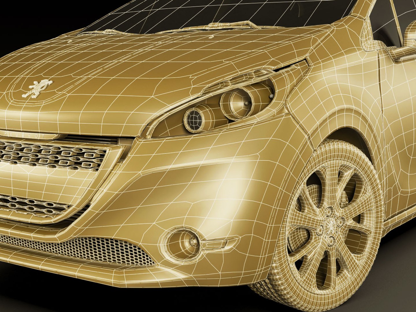 Materials Car 3d Lwo
