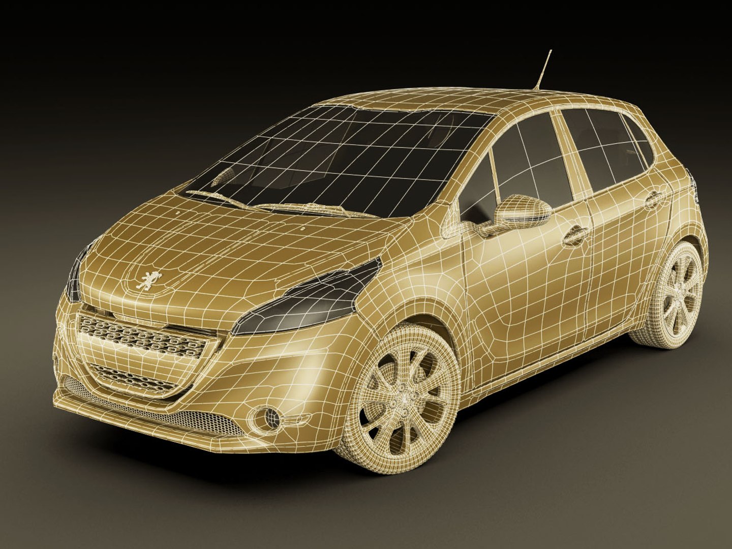 Materials Car 3d Lwo