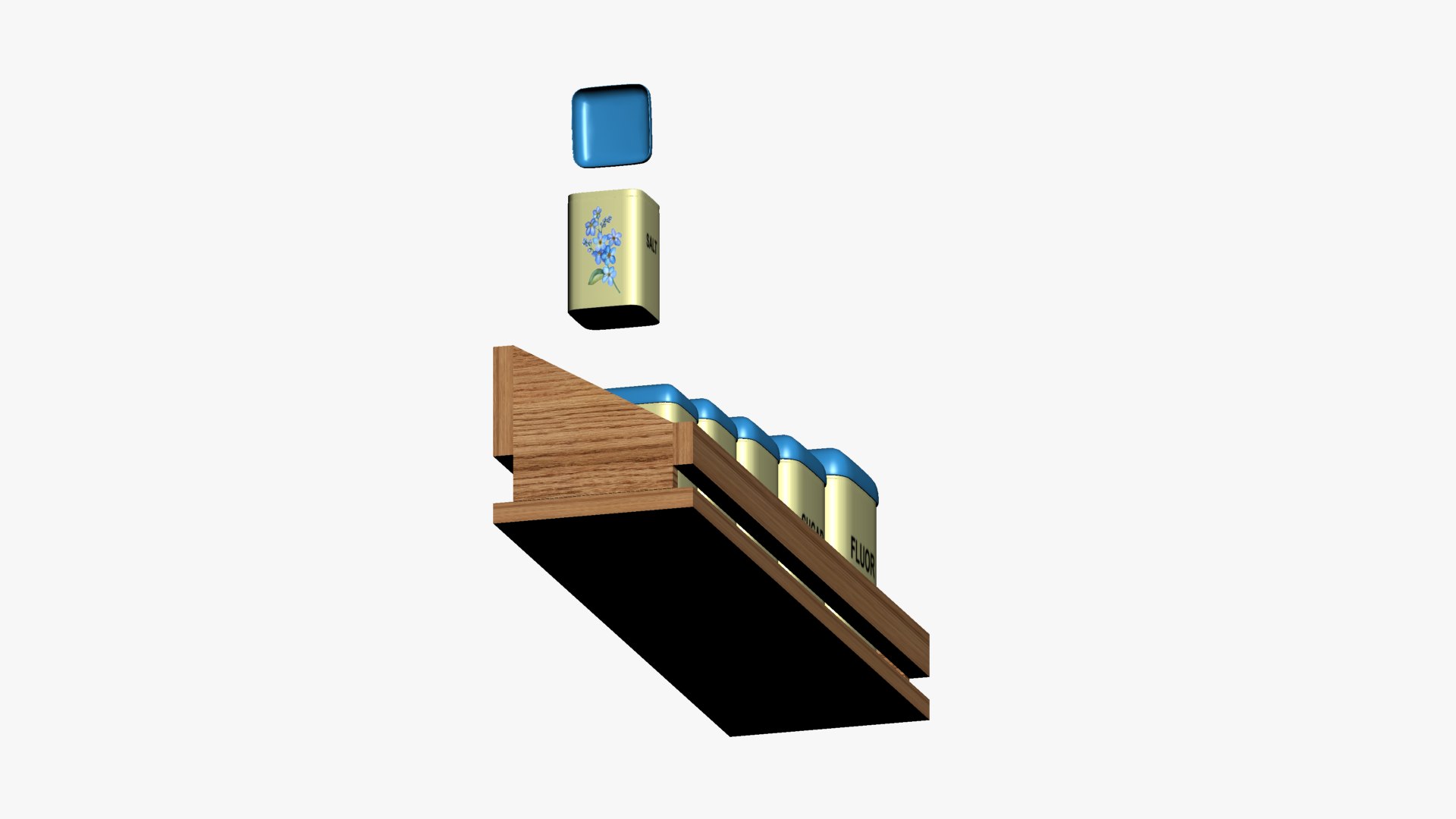 3D Model Spice Rack - TurboSquid 1670288