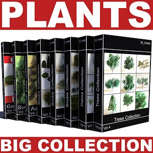 Big collection of plants