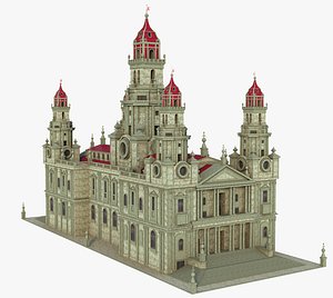 3D castle fantasy medieval