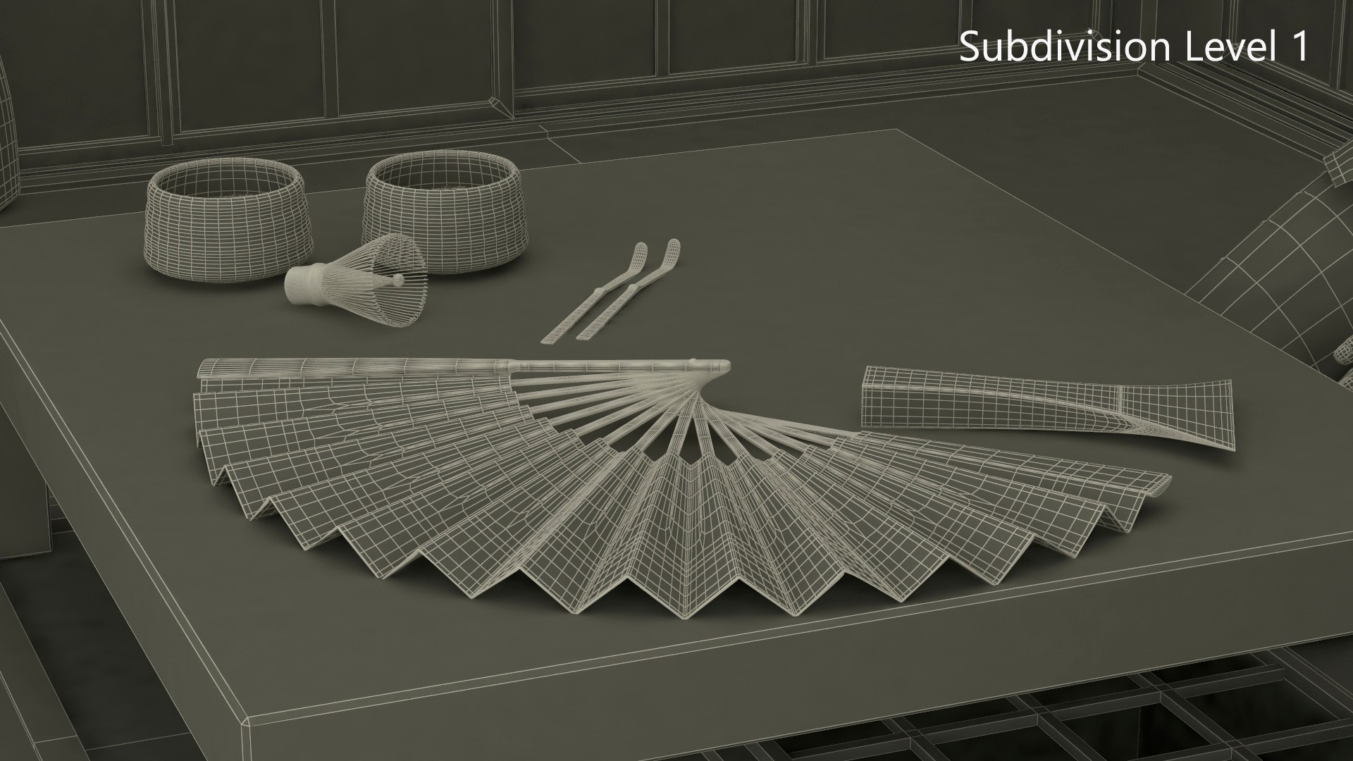 3D Japanese Man Having Tea In Traditional Tea House Model - TurboSquid ...