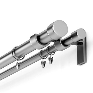 3d curtain rod