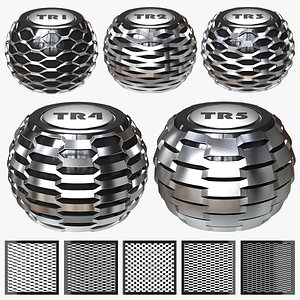Expanded Metal lattices 1 - rhombus1 model