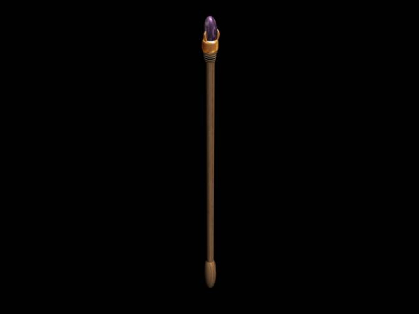 free staff magius 3d model