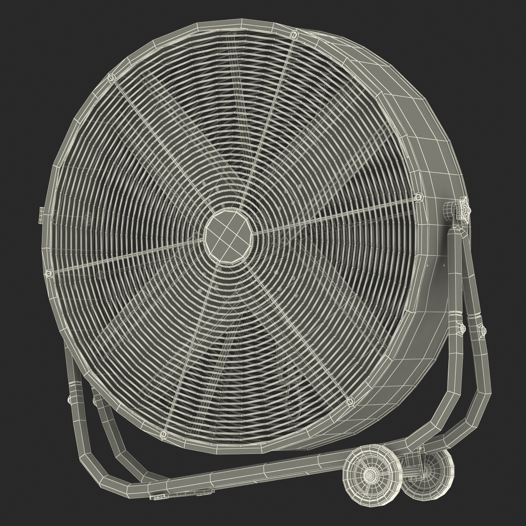 3d industrial fan
