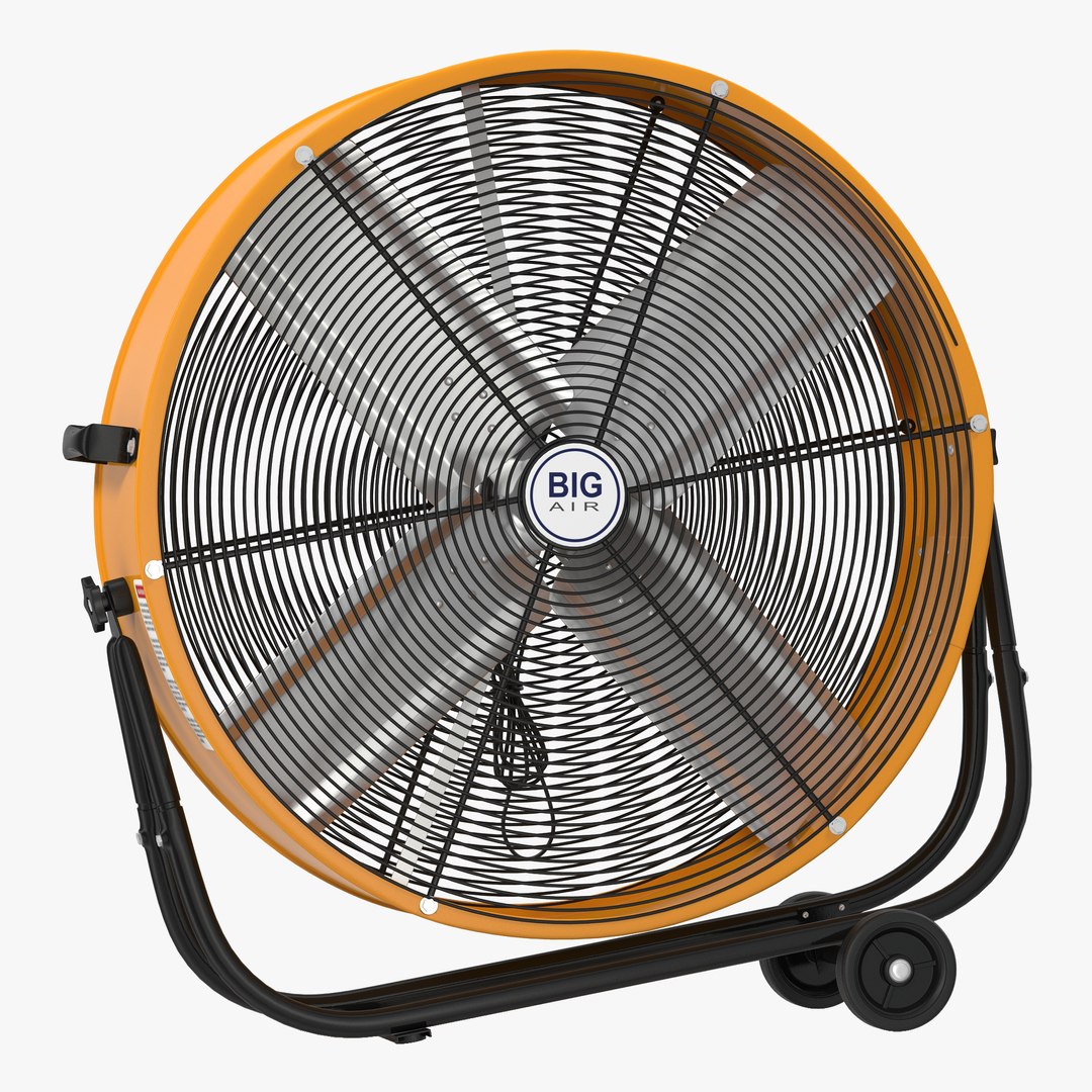 Industrial Fan 3D model preview