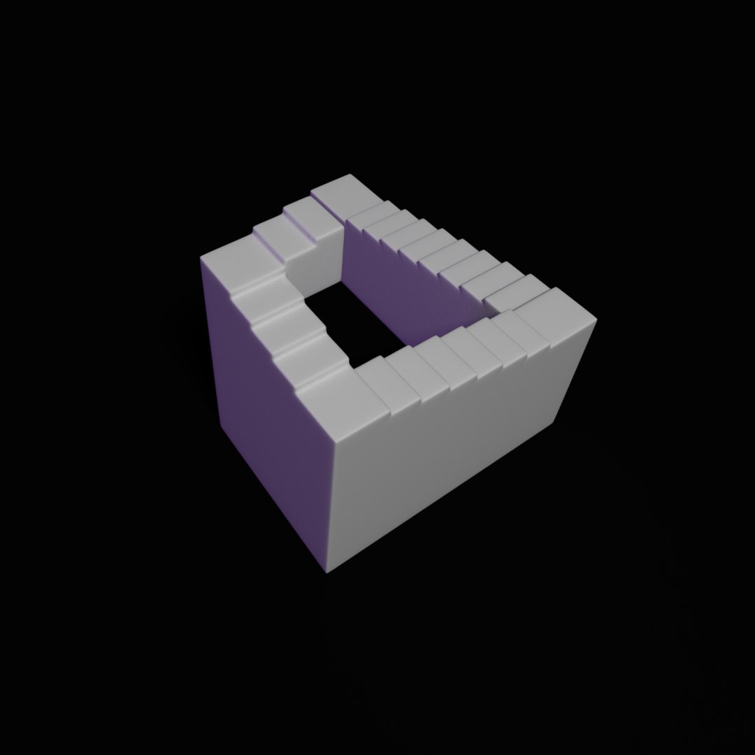 Impossible world site blog: Endless staircase in Minecraft