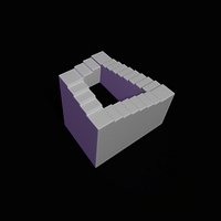 Penrose infinite stairs for 3d print