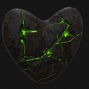 broken heart 3d model