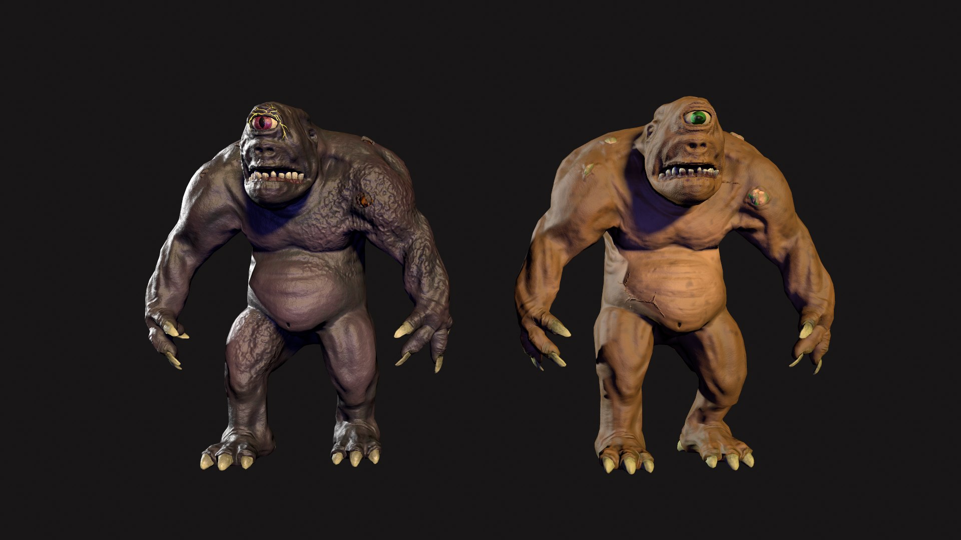 3D Model Cyclops Creature - TurboSquid 1644884